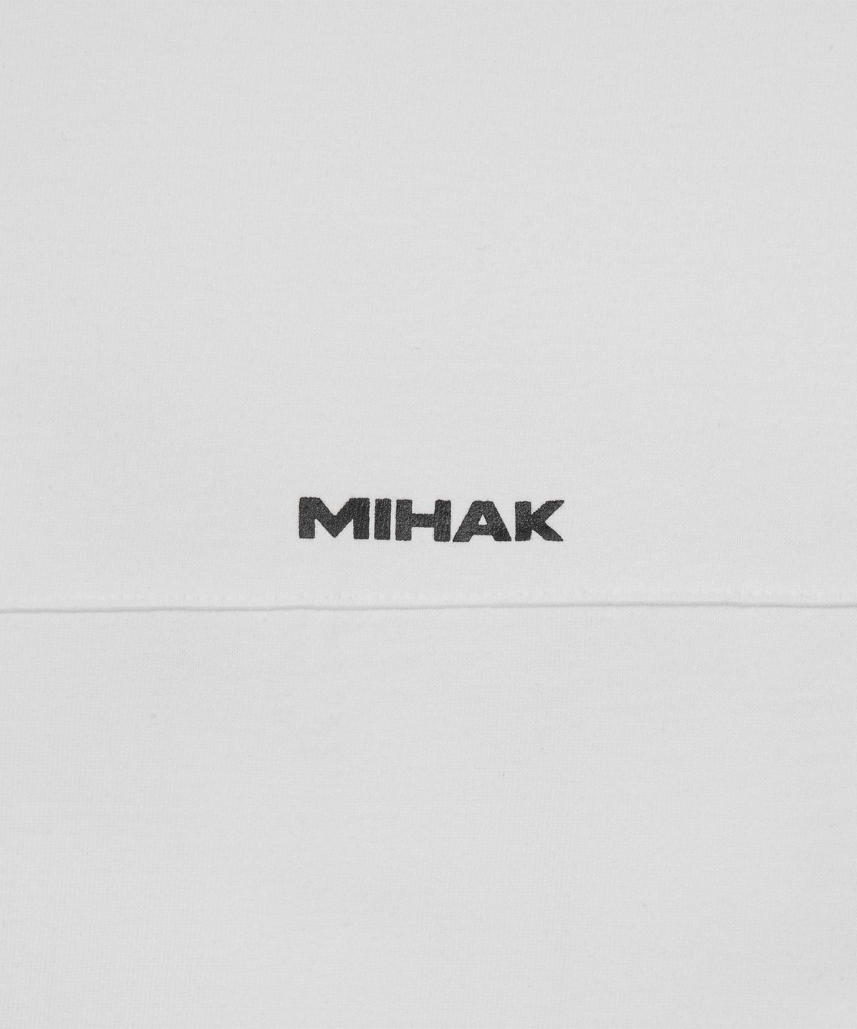 미학(MIHAK) 스포츠 엠블럼 오버핏 티셔츠 (WHITE)