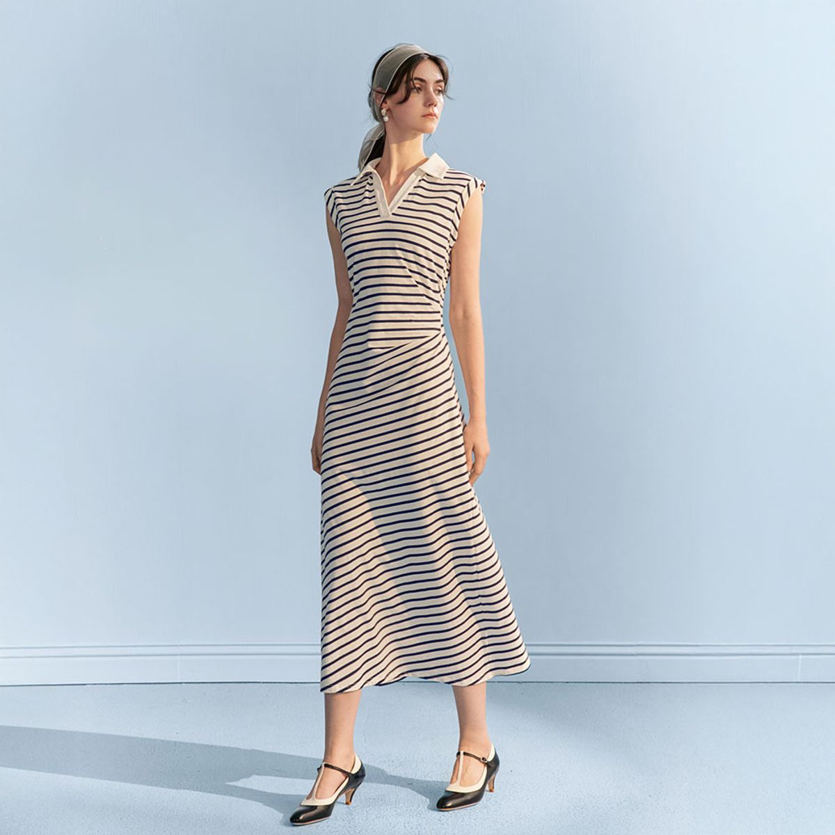 와이와이아이엠(YYIAM) YY_Striped sleeveless dress