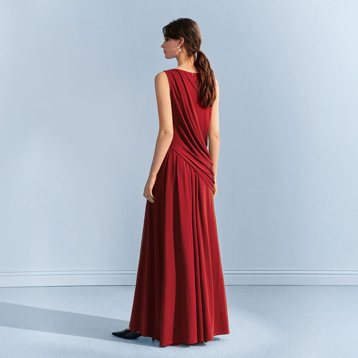 와이와이아이엠(YYIAM) YY_Red line a-line skirt