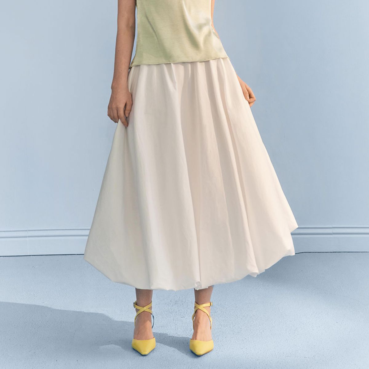 와이와이아이엠(YYIAM) YY_Bud umbrella skirt_2color