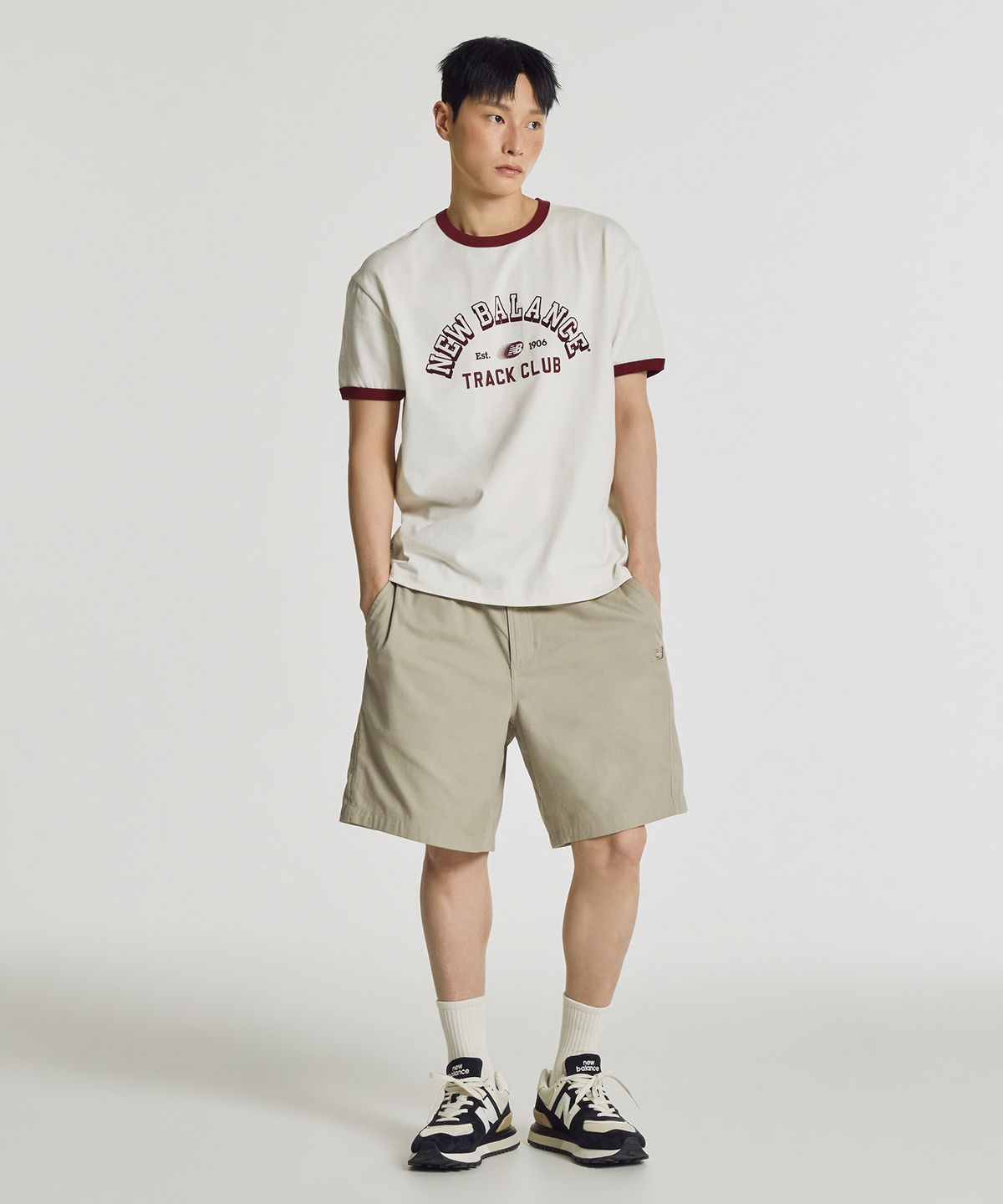 뉴발란스(NEW BALANCE) NBNEG21573 / UNI 트랙 클럽 링거티 (CREAM)