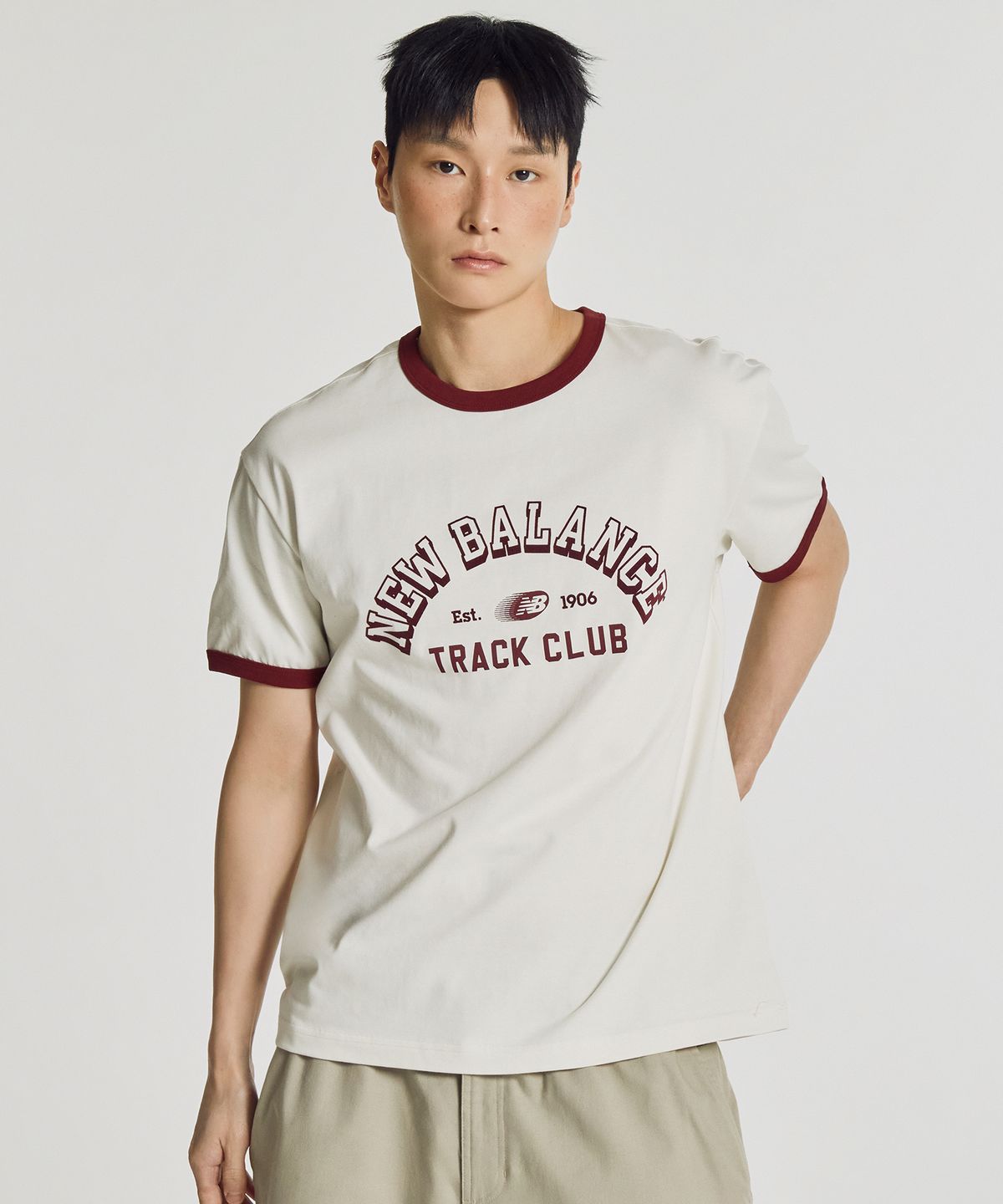 뉴발란스(NEW BALANCE) NBNEG21573 / UNI 트랙 클럽 링거티 (CREAM)