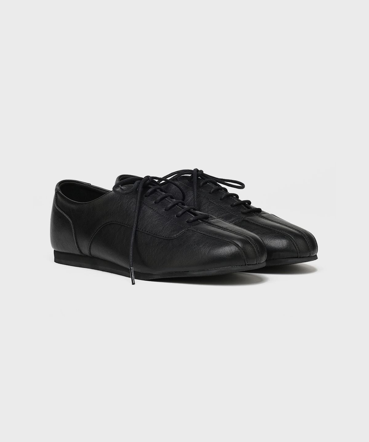 피렌체 아뜨리에(FIRENZE ATELIER) [SECOND.A] 유니섹스 레트로 캐주얼 더비 SN5700UX [WRINKLE BLACK]