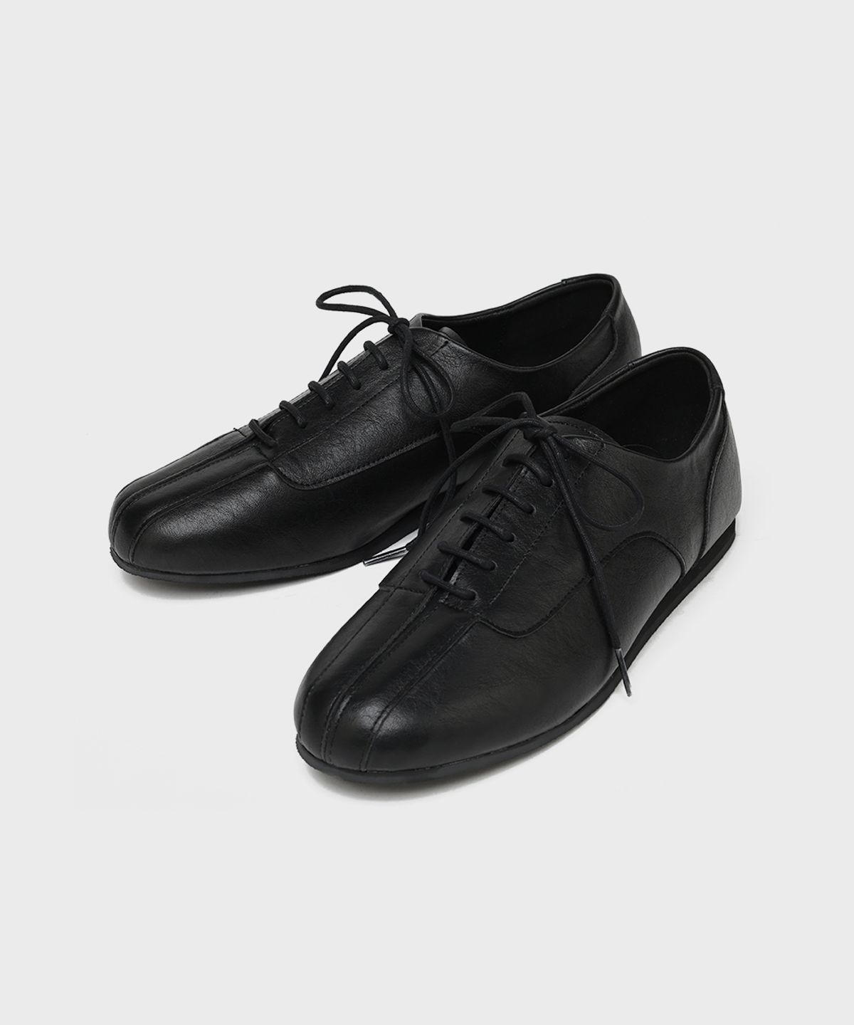 피렌체 아뜨리에(FIRENZE ATELIER) [SECOND.A] 유니섹스 레트로 캐주얼 더비 SN5700UX [WRINKLE BLACK]