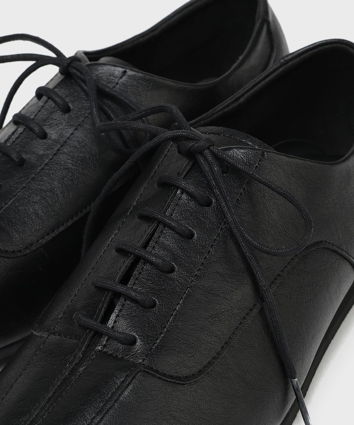 피렌체 아뜨리에(FIRENZE ATELIER) [SECOND.A] 유니섹스 레트로 캐주얼 더비 SN5700UX [WRINKLE BLACK]