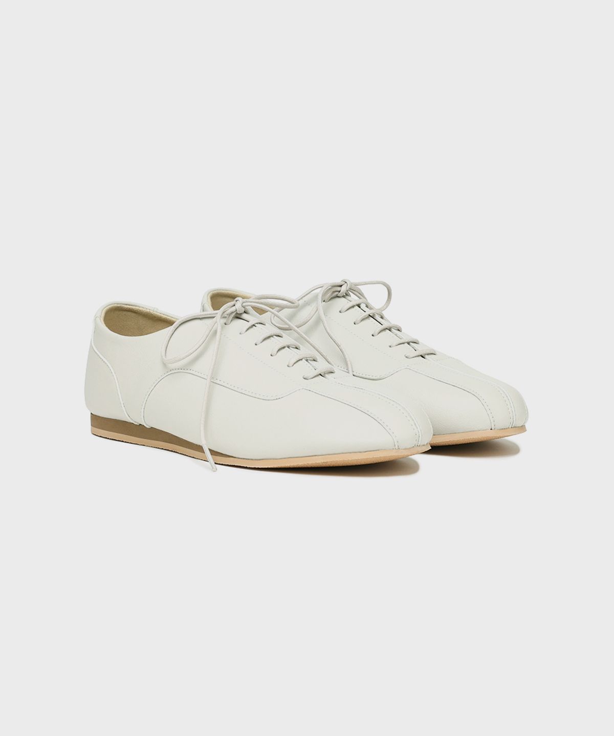 피렌체 아뜨리에(FIRENZE ATELIER) [SECOND.A] 유니섹스 레트로 캐주얼 더비 SN5700UX [LIGHT GRAY]