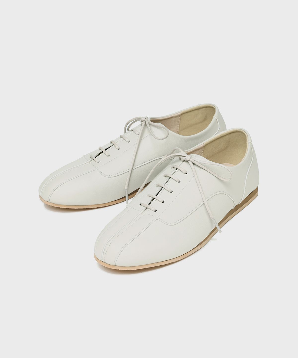 피렌체 아뜨리에(FIRENZE ATELIER) [SECOND.A] 유니섹스 레트로 캐주얼 더비 SN5700UX [LIGHT GRAY]