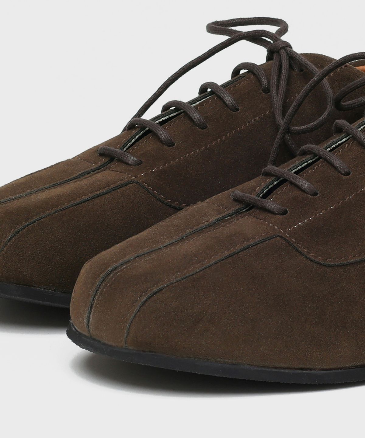 피렌체 아뜨리에(FIRENZE ATELIER) [SECOND.A] 유니섹스 레트로 캐주얼 더비 SN5700UX [BROWN SUEDE]
