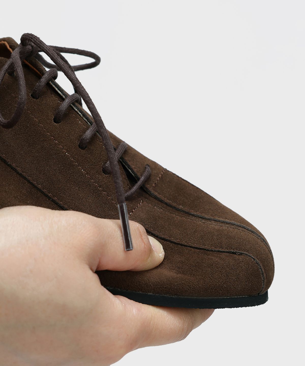 피렌체 아뜨리에(FIRENZE ATELIER) [SECOND.A] 유니섹스 레트로 캐주얼 더비 SN5700UX [BROWN SUEDE]
