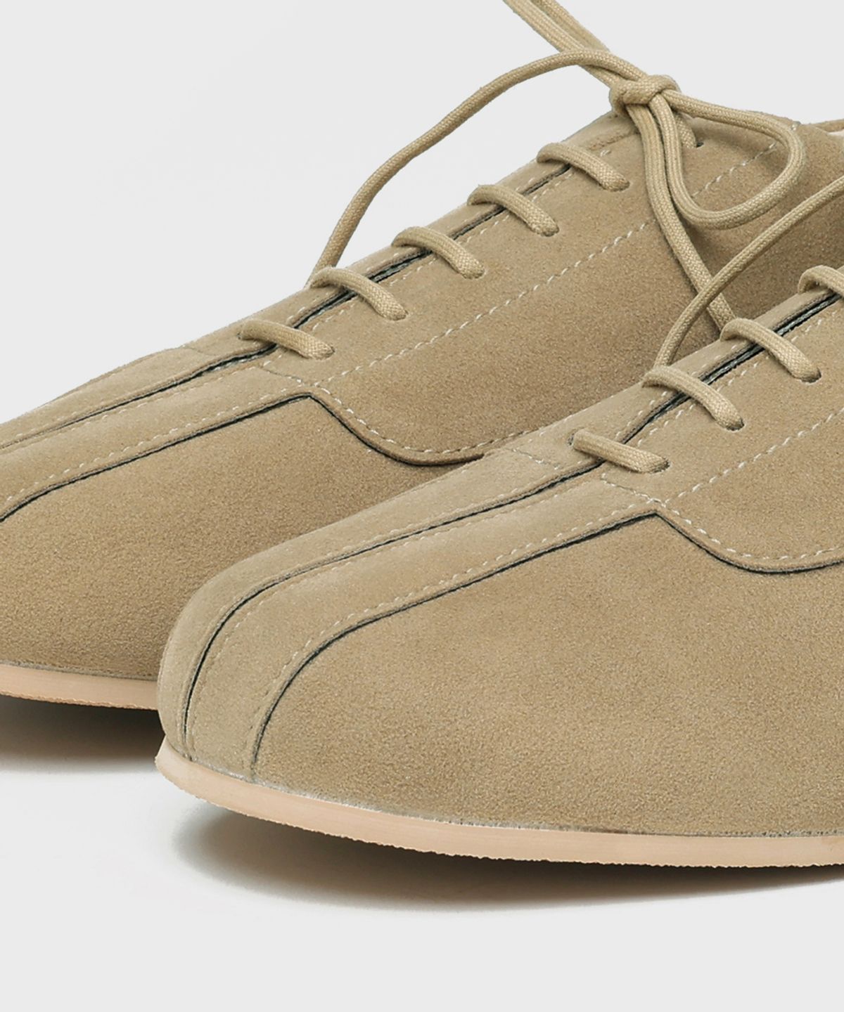 피렌체 아뜨리에(FIRENZE ATELIER) [SECOND.A] 유니섹스 레트로 캐주얼 더비 SN5700UX [SAND SUEDE]