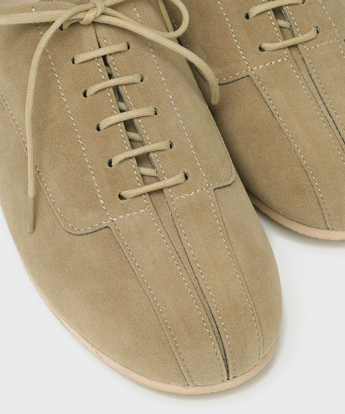 피렌체 아뜨리에(FIRENZE ATELIER) [SECOND.A] 유니섹스 레트로 캐주얼 더비 SN5700UX [SAND SUEDE]