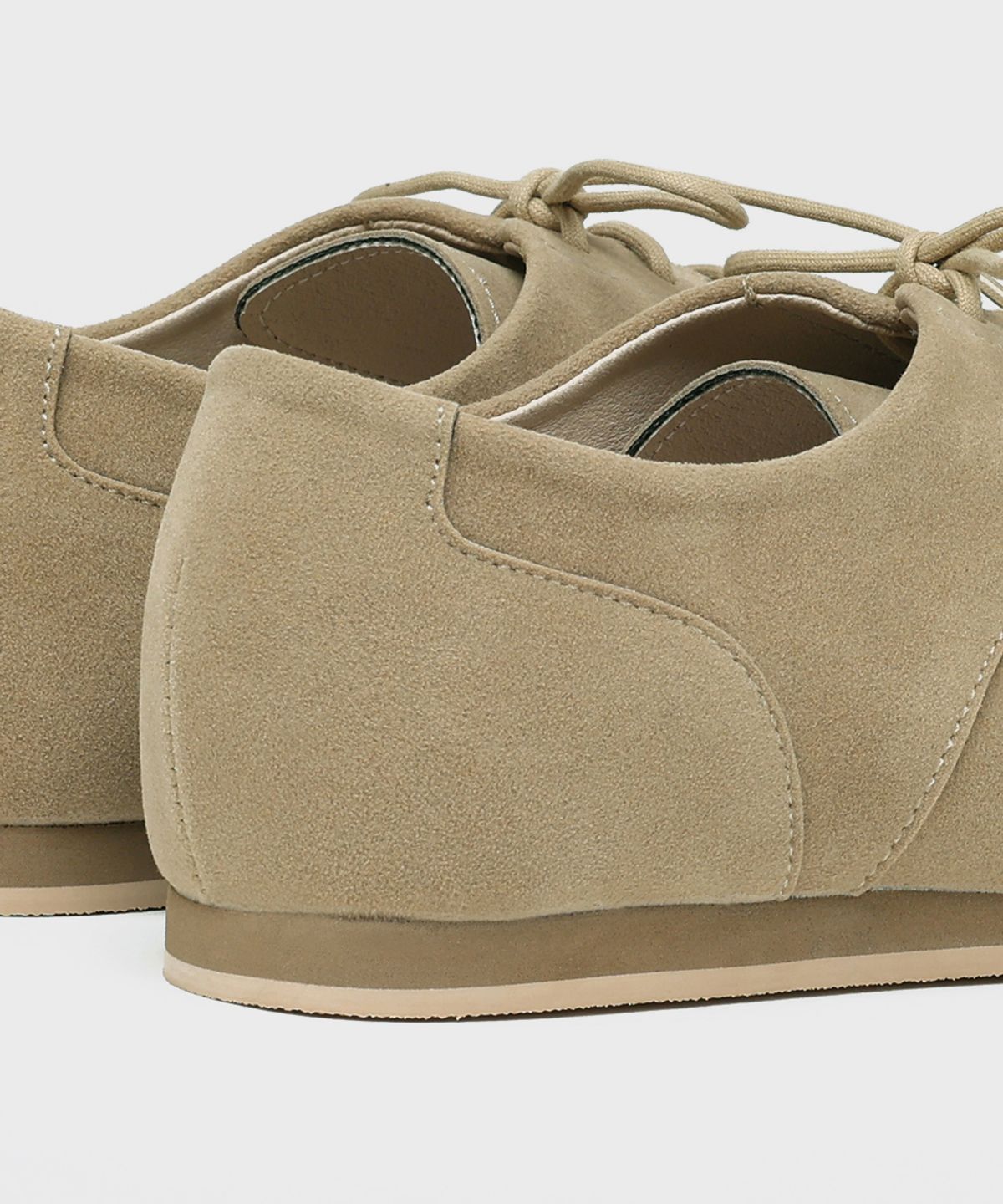 피렌체 아뜨리에(FIRENZE ATELIER) [SECOND.A] 유니섹스 레트로 캐주얼 더비 SN5700UX [SAND SUEDE]