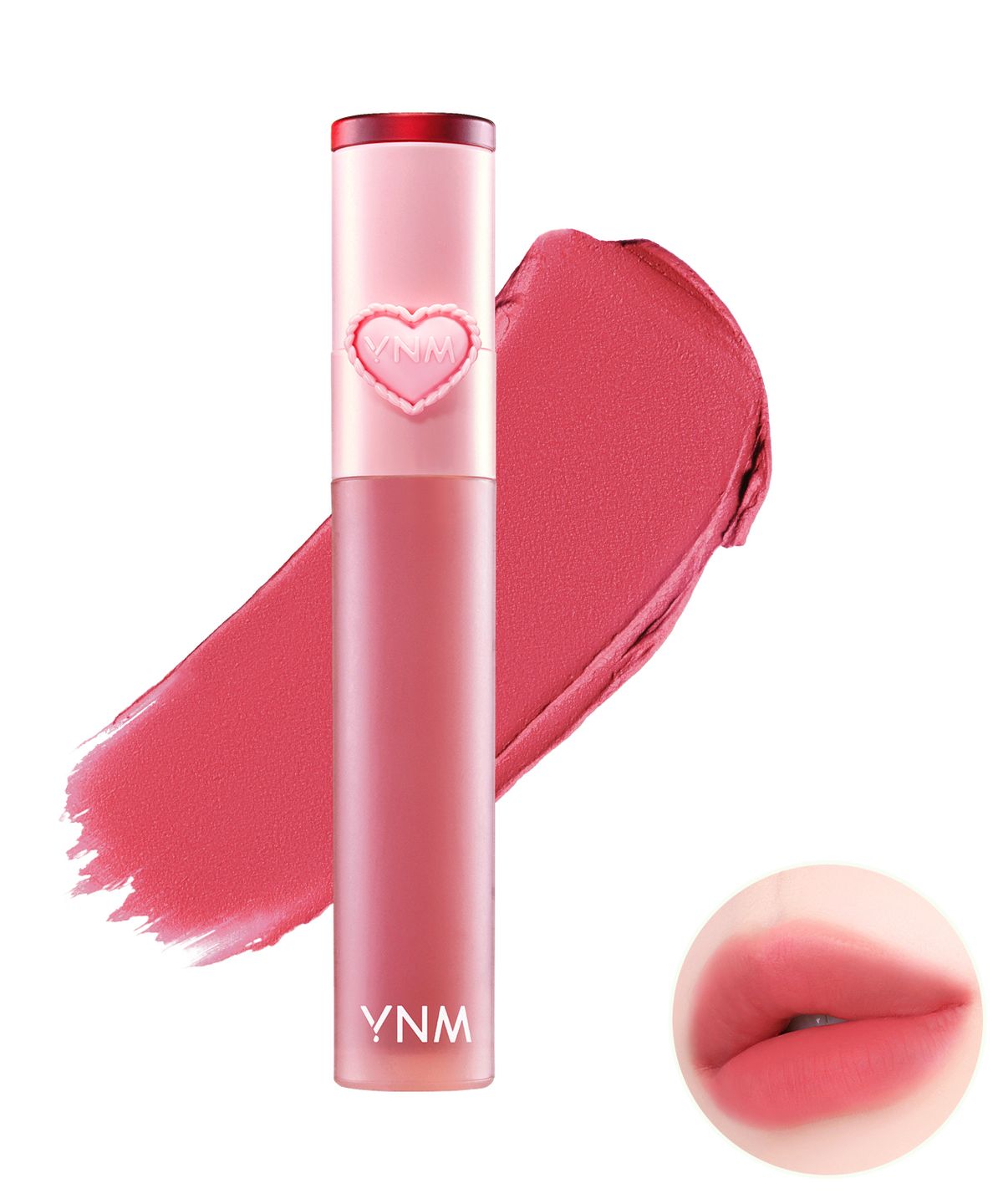 와이엔엠(YNM) 하트 베일 틴트 2.5g 7colors (2 in 1 실리콘 브러시 내장)