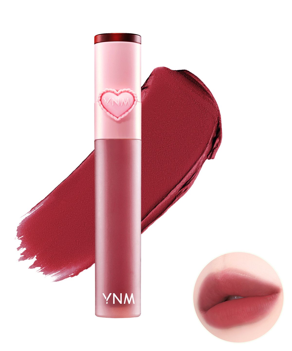 와이엔엠(YNM) 하트 베일 틴트 2.5g 7colors (2 in 1 실리콘 브러시 내장)