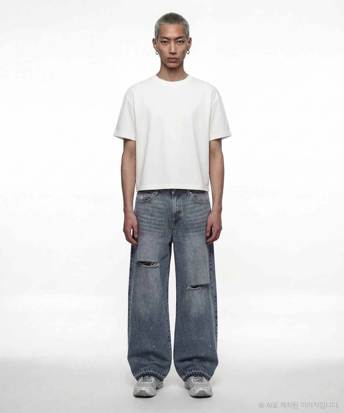 데프가먼츠(DEFGARMENTS) [2PACK] CROP BLANK T-SHIRTS
