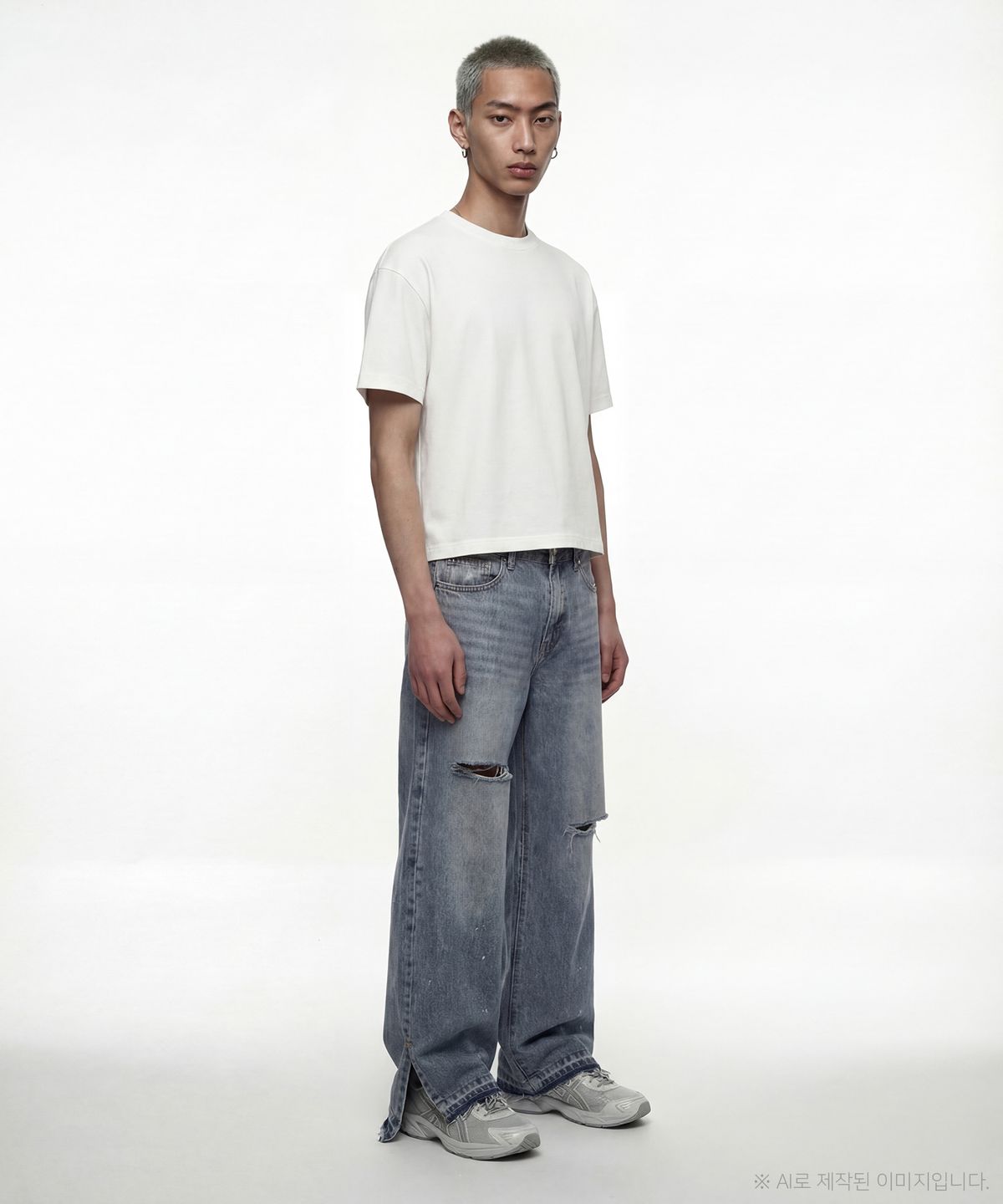 데프가먼츠(DEFGARMENTS) [2PACK] CROP BLANK T-SHIRTS