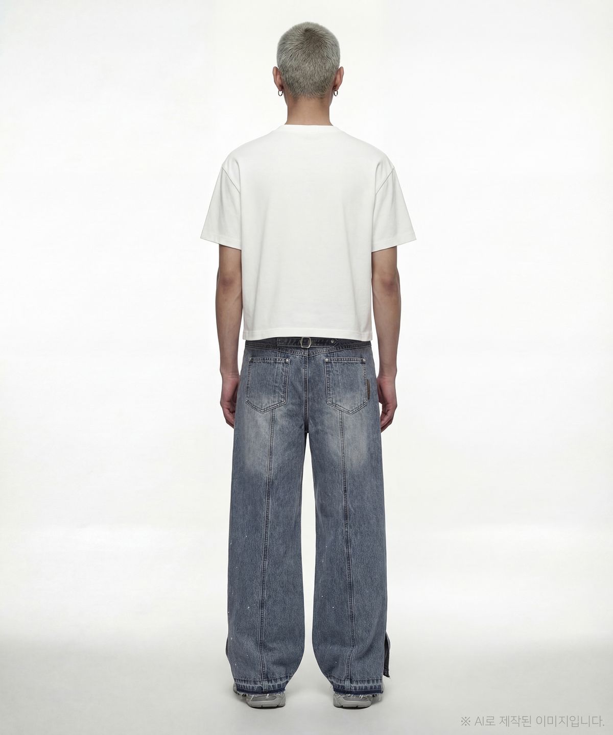 데프가먼츠(DEFGARMENTS) [2PACK] CROP BLANK T-SHIRTS