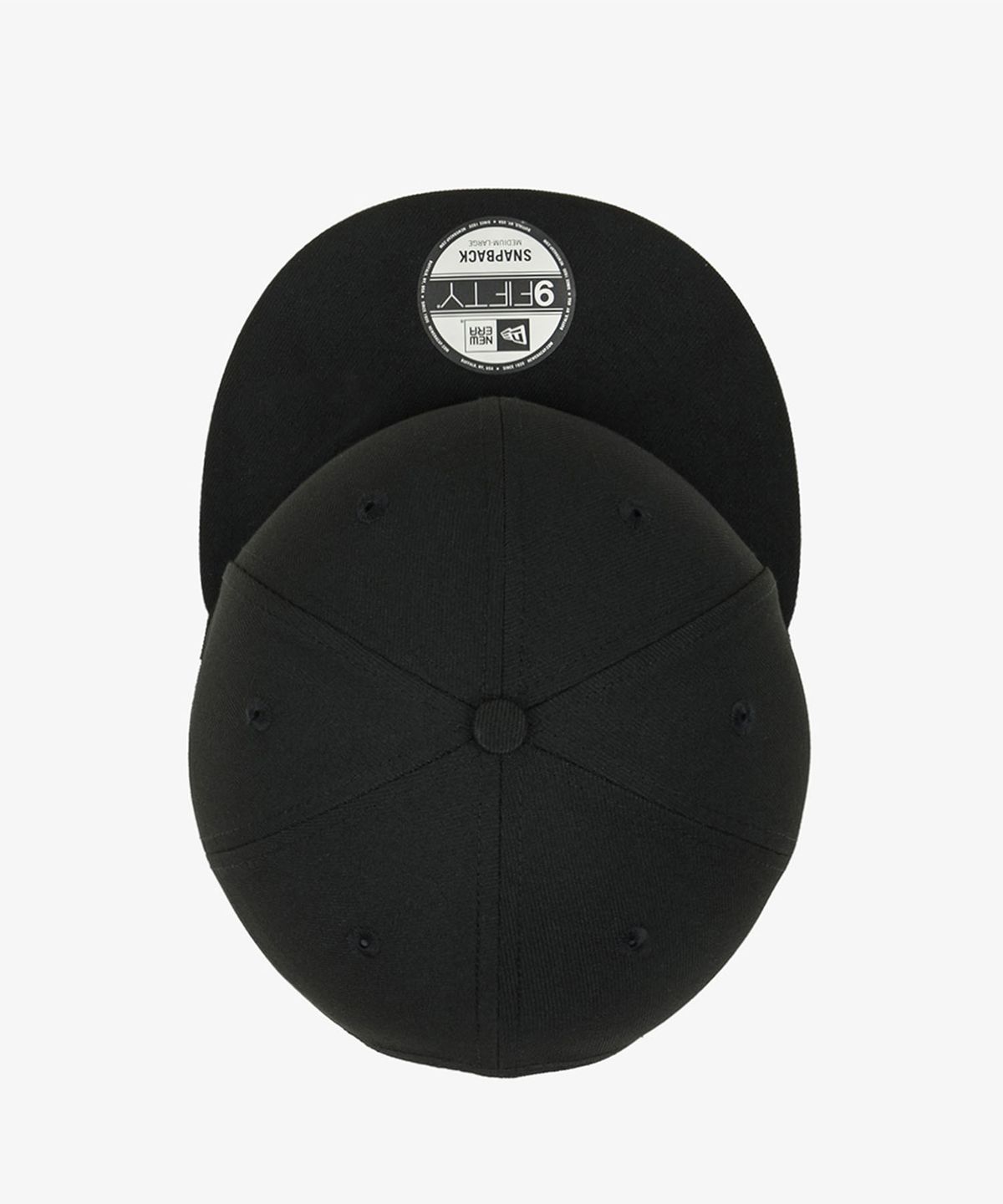 뉴에라(NEW ERA) 에센셜 무지 스냅백 블랙