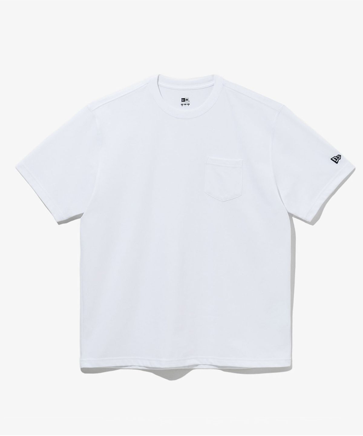 뉴에라(NEW ERA) 에센셜 3팩 포켓 반팔 티셔츠 화이트