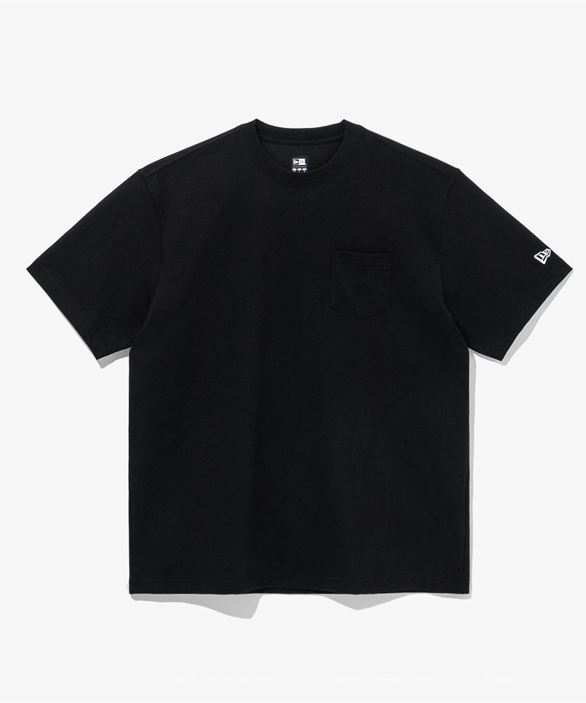 뉴에라(NEW ERA) 에센셜 3팩 포켓 반팔 티셔츠 블랙