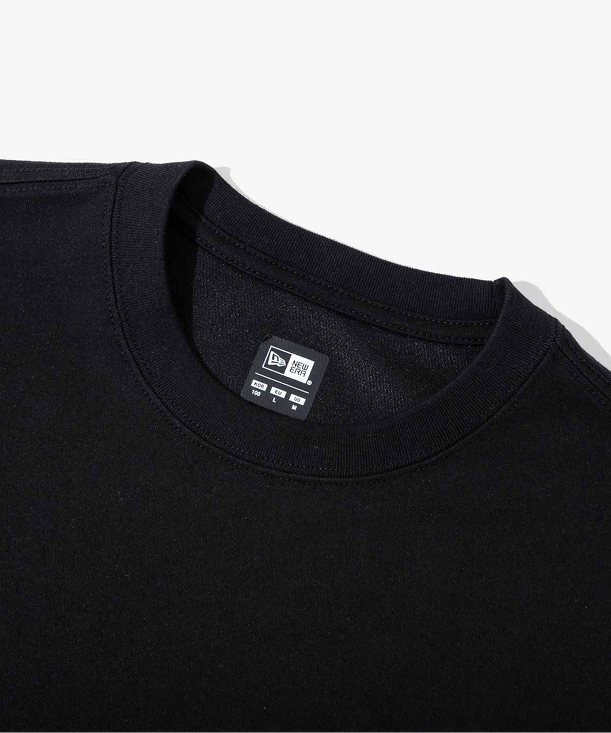 뉴에라(NEW ERA) 에센셜 3팩 포켓 반팔 티셔츠 블랙