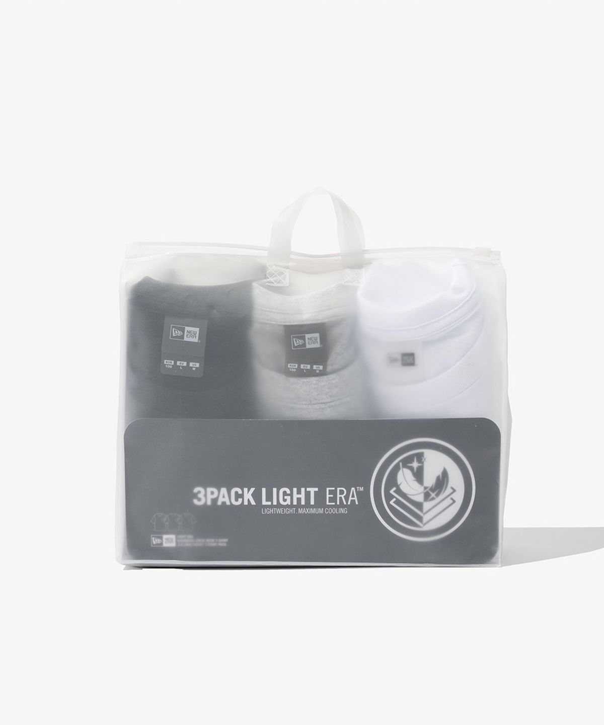 뉴에라(NEW ERA) LIGHTERA 에센셜 3팩 포켓 반팔 티셔츠 멀티