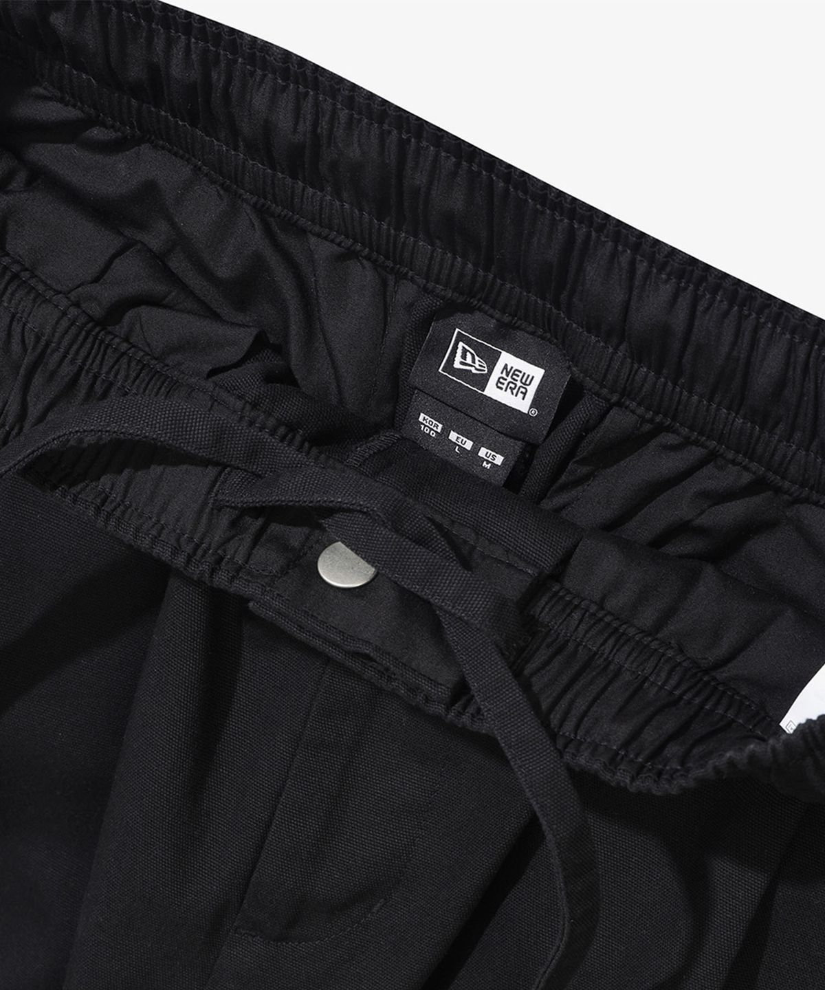 뉴에라(NEW ERA) 와이드 벌룬 이지 팬츠 블랙