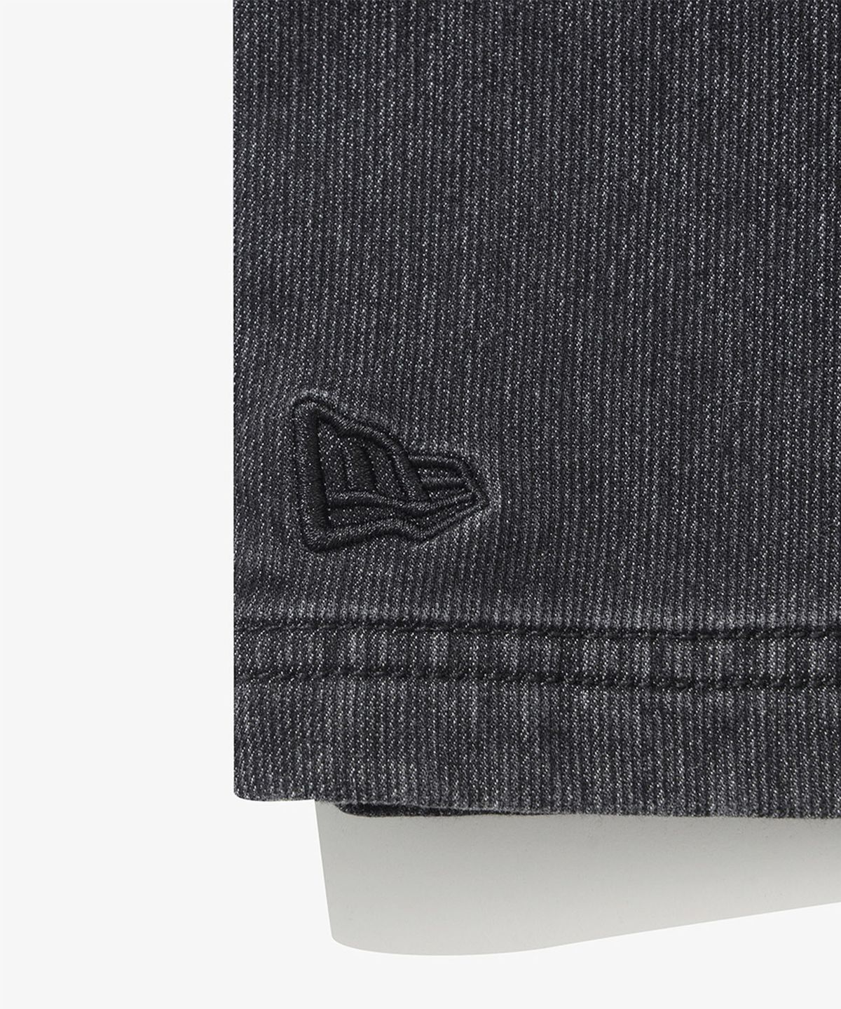 뉴에라(NEW ERA) 워시드 스웨트 버뮤다 팬츠 블랙