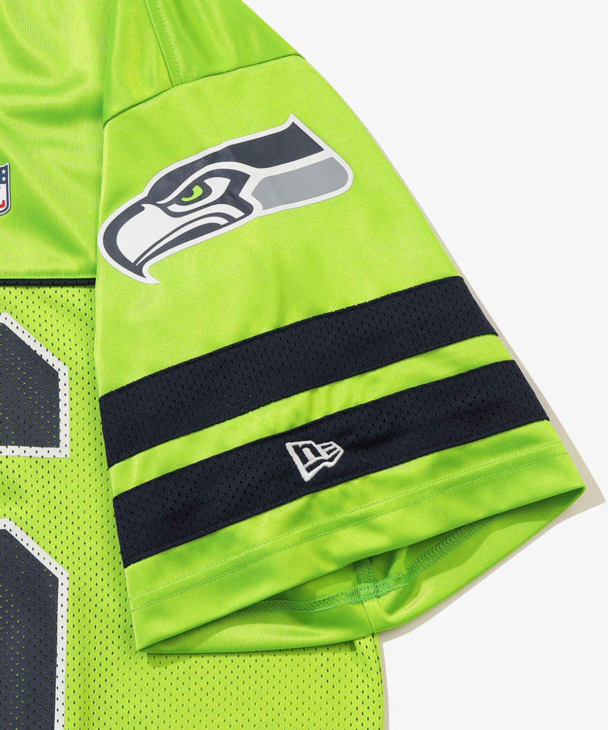 뉴에라(NEW ERA) NFL 시애틀 시호크스 팬 웨어 티셔츠 네온 그린