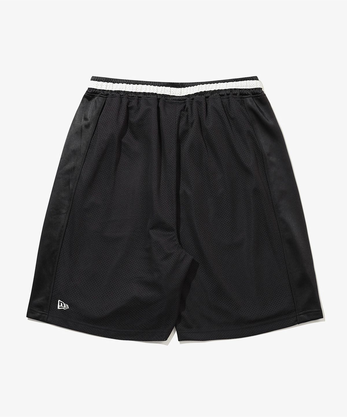 뉴에라(NEW ERA) 버뮤다 메쉬 숏 팬츠 블랙