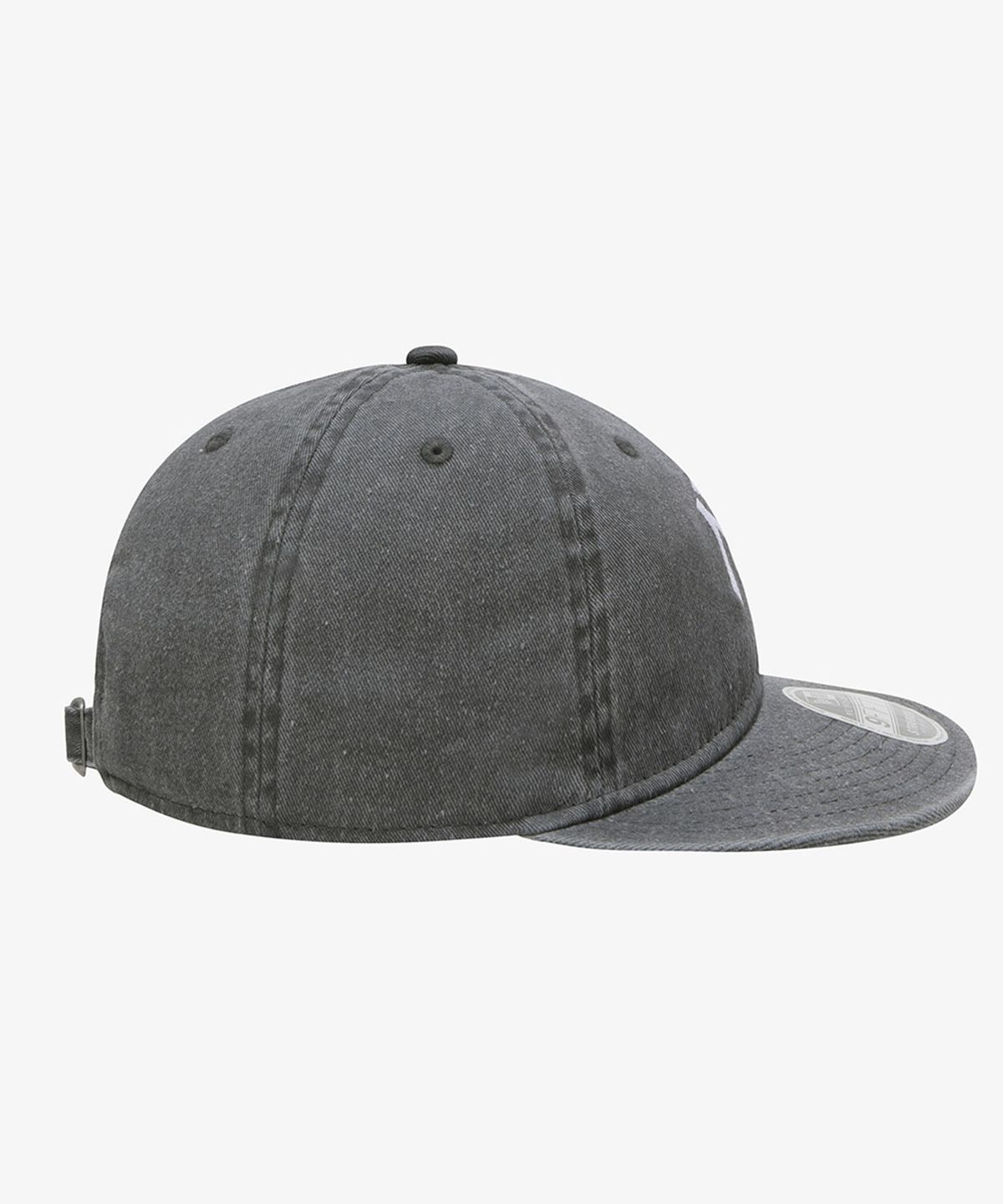 뉴에라(NEW ERA) MLB 뉴욕 양키스 피그먼트 워시드 레트로 크라운 스트랩백 블랙