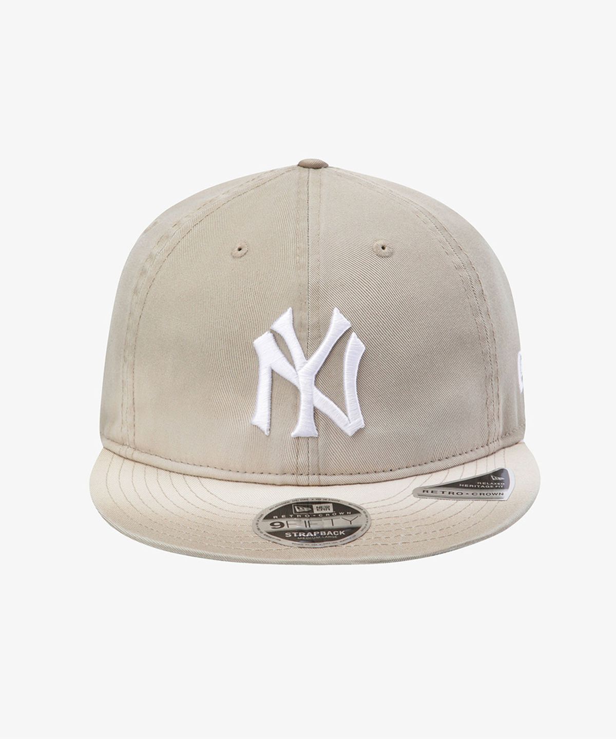 뉴에라(NEW ERA) MLB 뉴욕 양키스 페이디드 워싱 레트로 크라운 스트랩백 페블