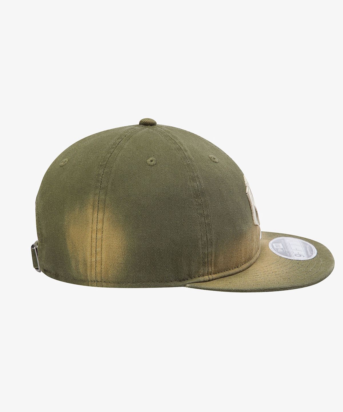 뉴에라(NEW ERA) MLB 뉴욕 양키스 페이디드 워싱 레트로 크라운 스트랩백 뉴 올리브