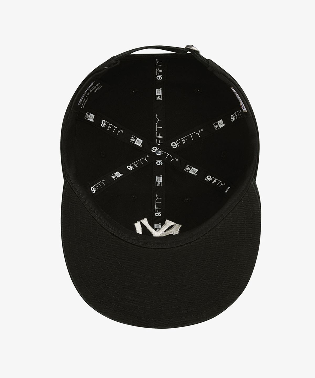 뉴에라(NEW ERA) MLB 뉴욕 양키스 페이디드 워싱 레트로 크라운 스트랩백 블랙