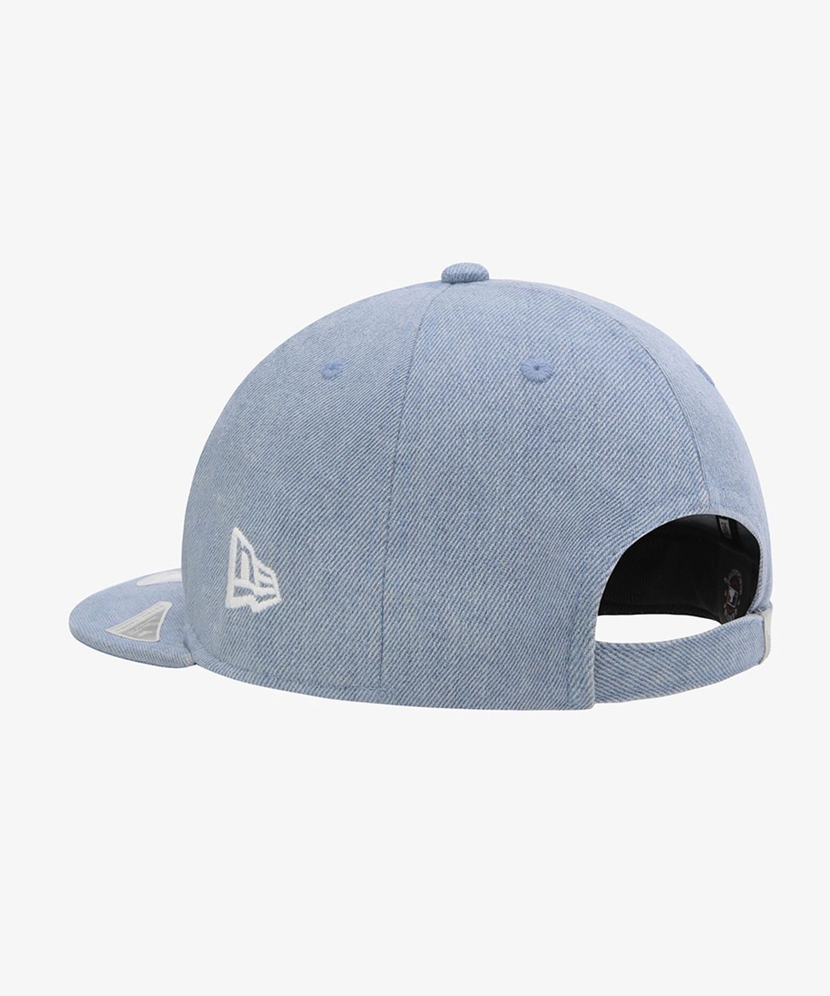 뉴에라(NEW ERA) MLB 뉴욕 양키스 데님 베이직 레트로 크라운 스트랩백 라이트 블루