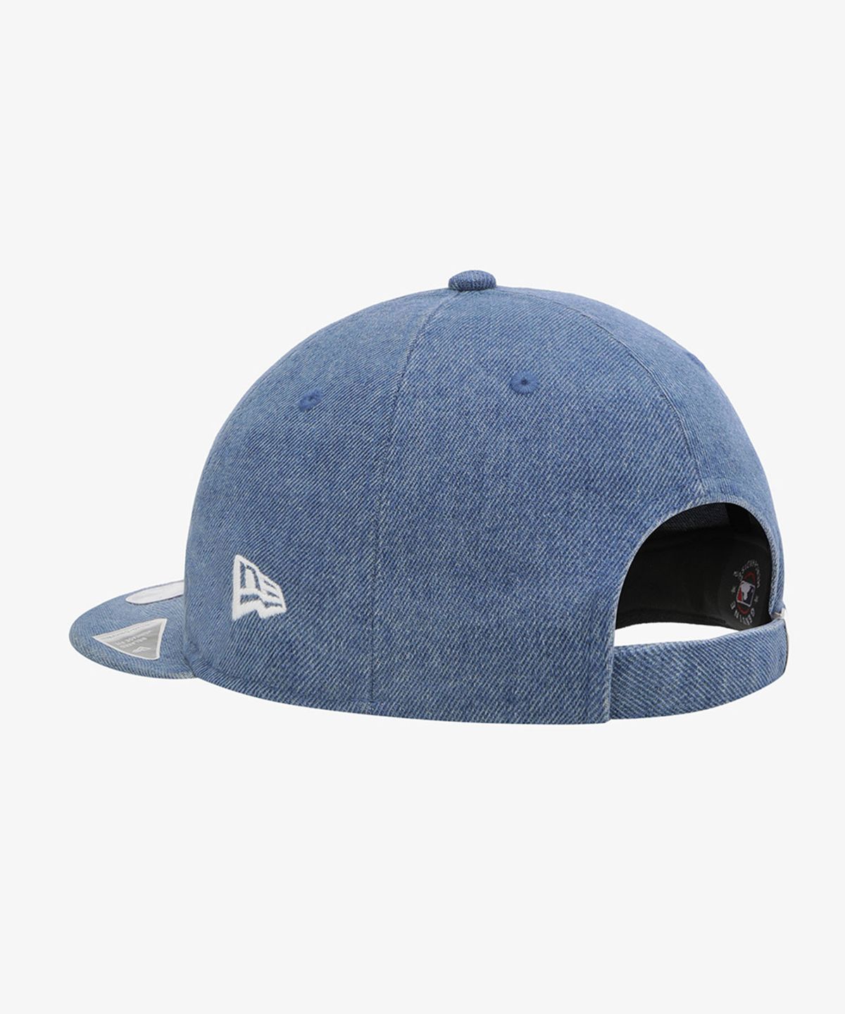 뉴에라(NEW ERA) MLB 뉴욕 양키스 데님 베이직 레트로 크라운 스트랩백 블루