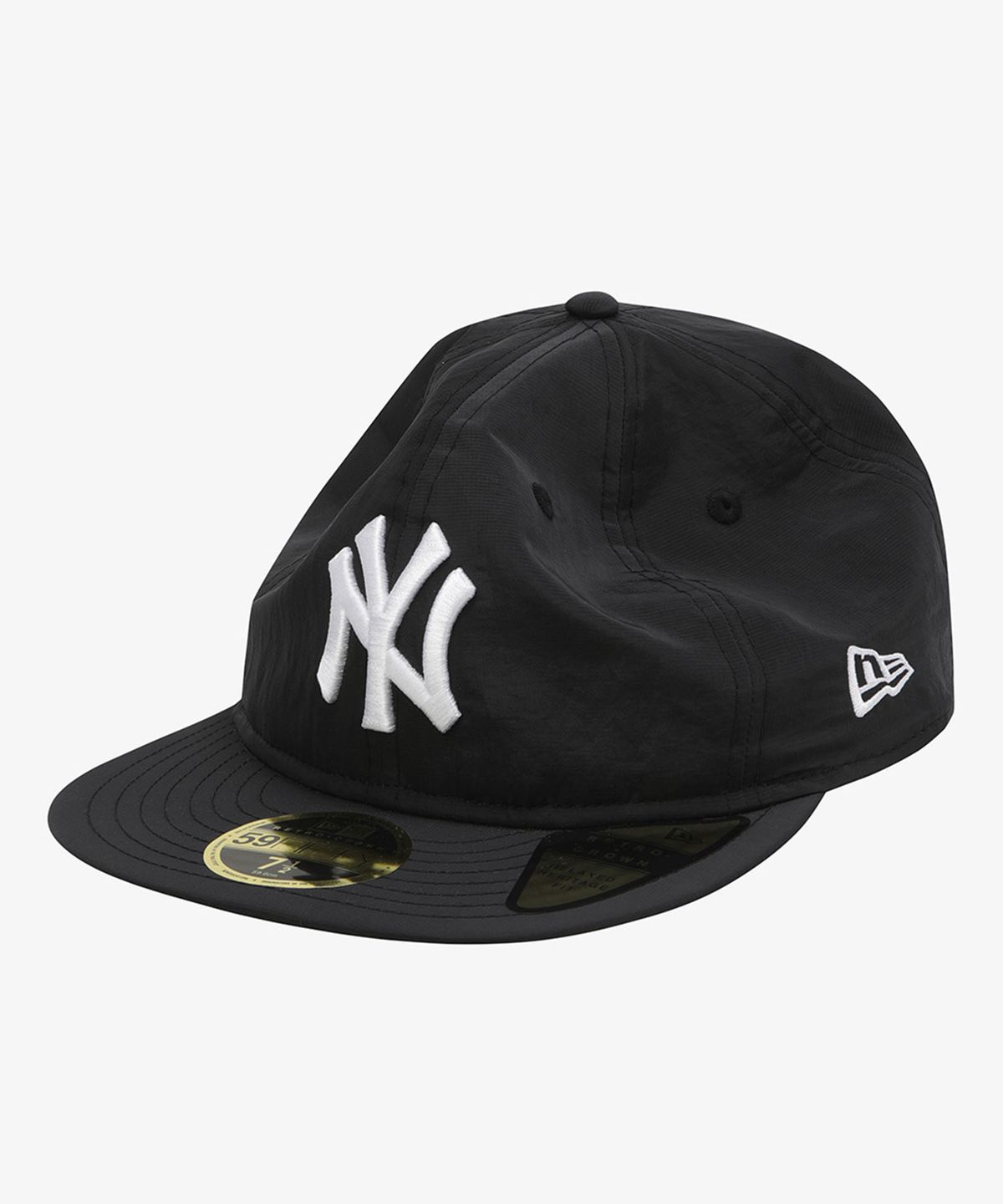 뉴에라(NEW ERA) MLB 뉴욕 양키스 나일론 메탈 레트로 크라운 스트랩백 블랙