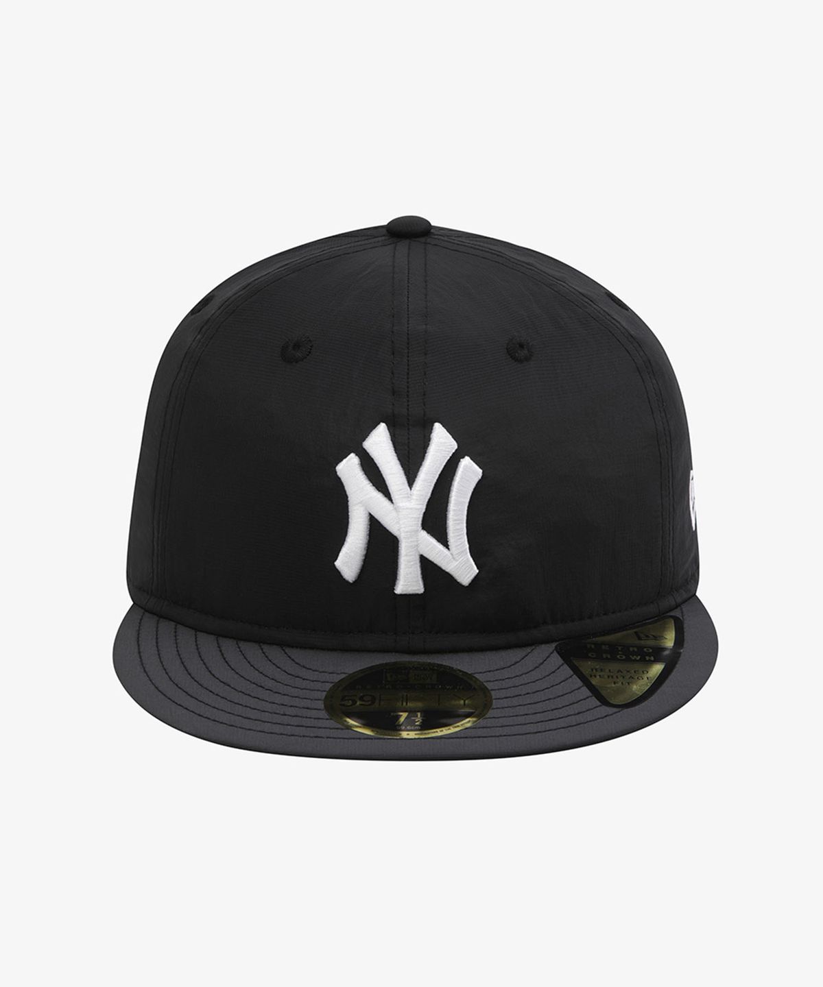 뉴에라(NEW ERA) MLB 뉴욕 양키스 나일론 메탈 레트로 크라운 스트랩백 블랙