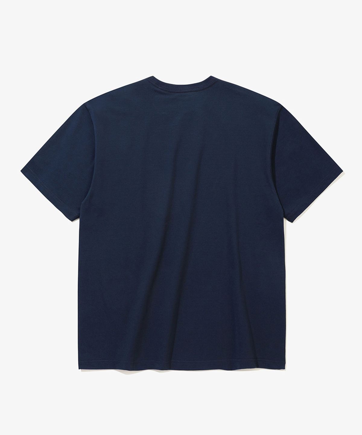 뉴에라(NEW ERA) 워드마크 로고 베이직 티셔츠 네이비
