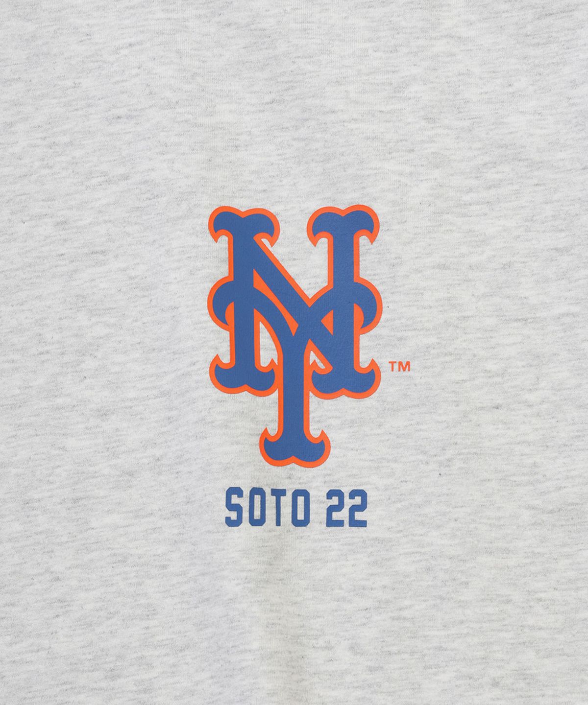 뉴에라(NEW ERA) MLB 뉴욕 메츠 플레이어 시그니처 티셔츠 헤더 그레이