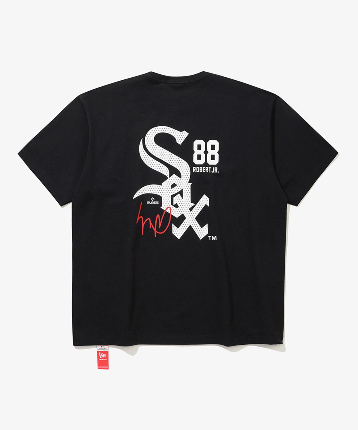 뉴에라(NEW ERA) MLB 시카고 화이트삭스 플레이어 시그니처 티셔츠 블랙