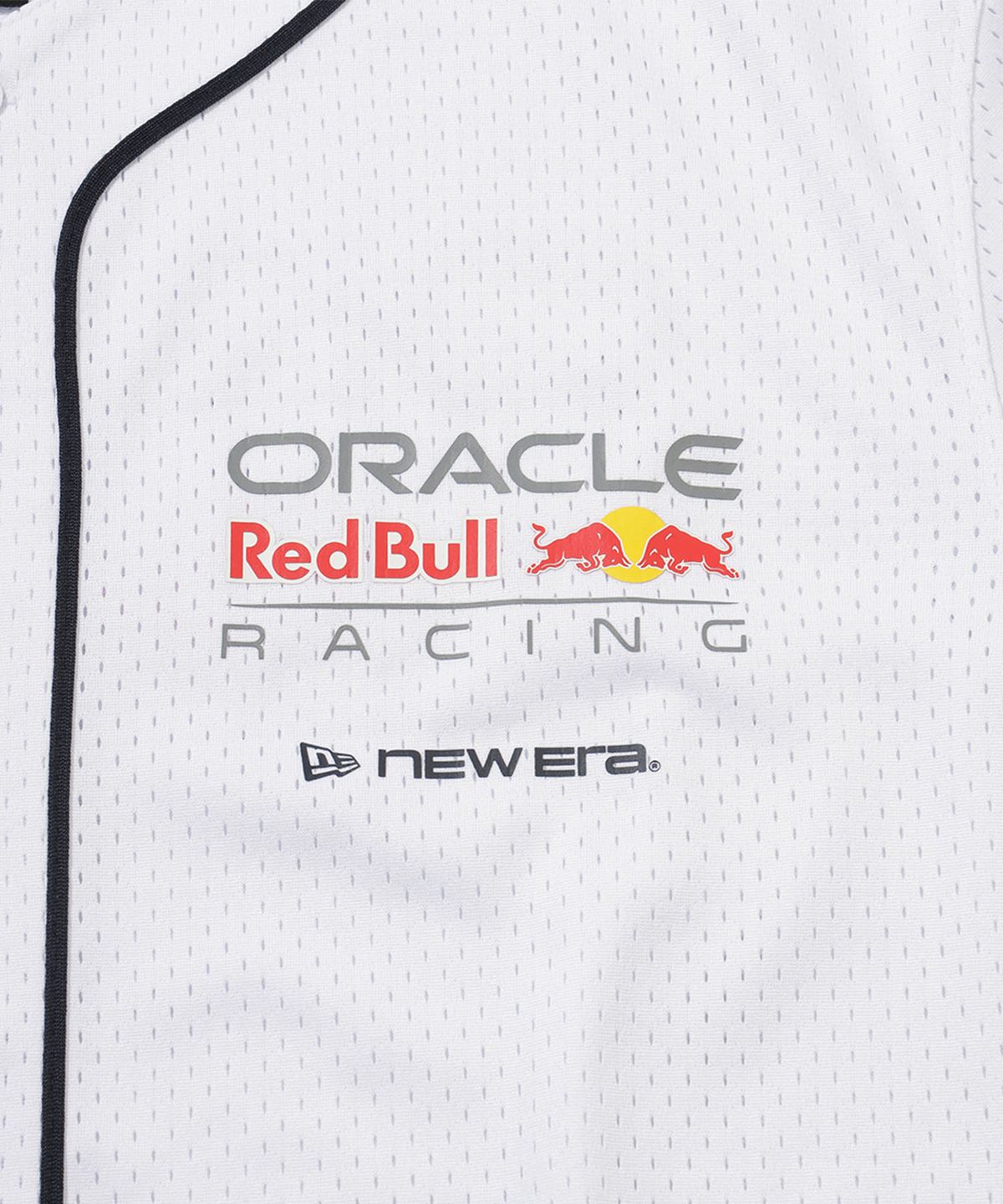뉴에라(NEW ERA) 오라클 레드불 레이싱 메쉬 셔츠 화이트