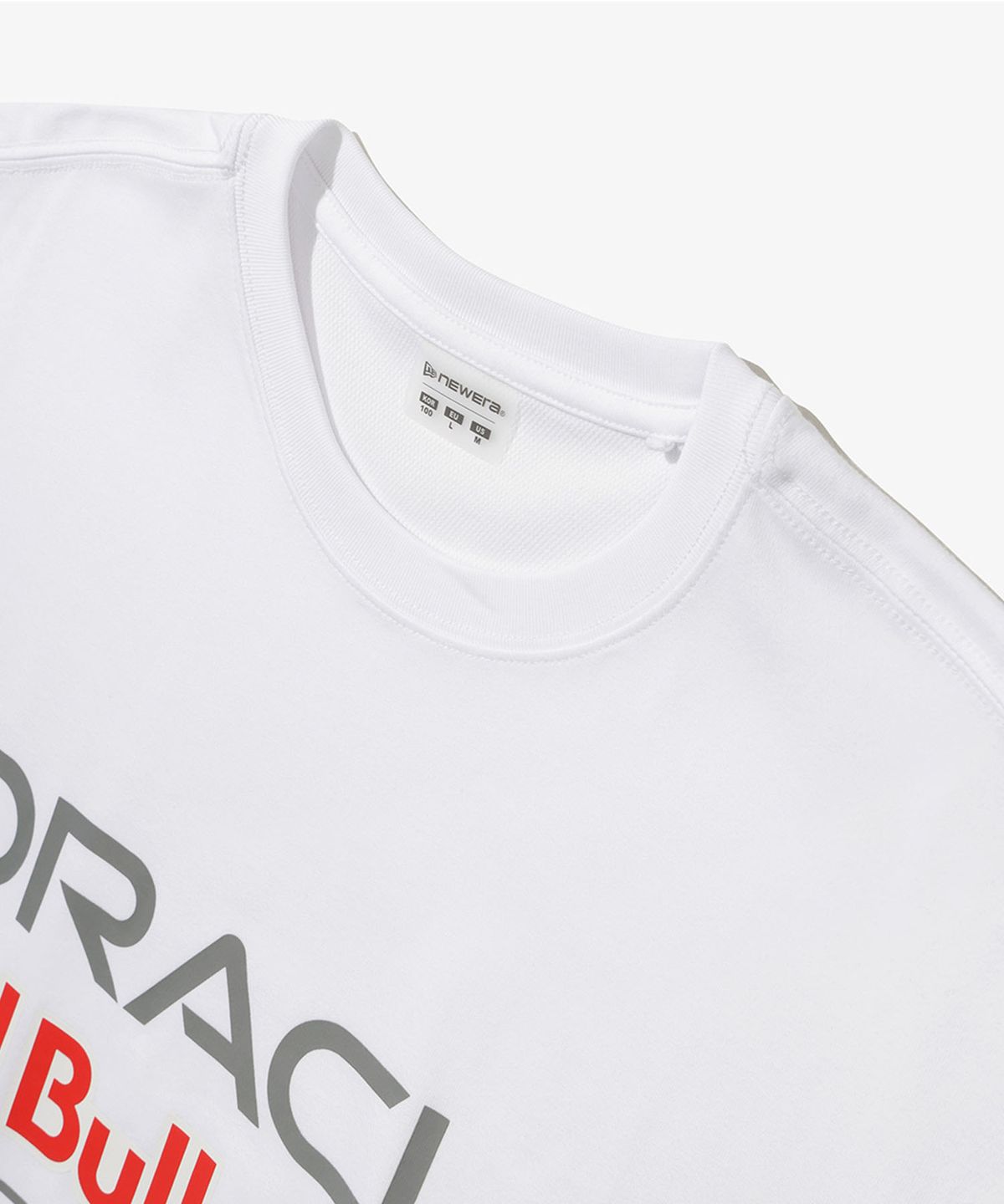 뉴에라(NEW ERA) 오라클 레드불 레이싱 로고 티셔츠 화이트