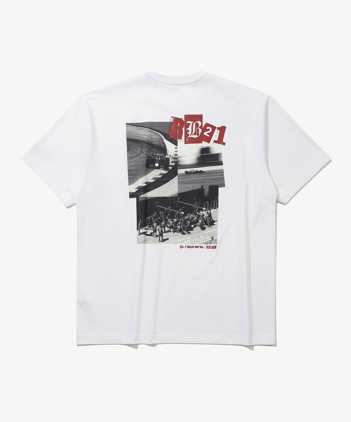 뉴에라(NEW ERA) 오라클 레드불 레이싱 포에버 티셔츠 화이트