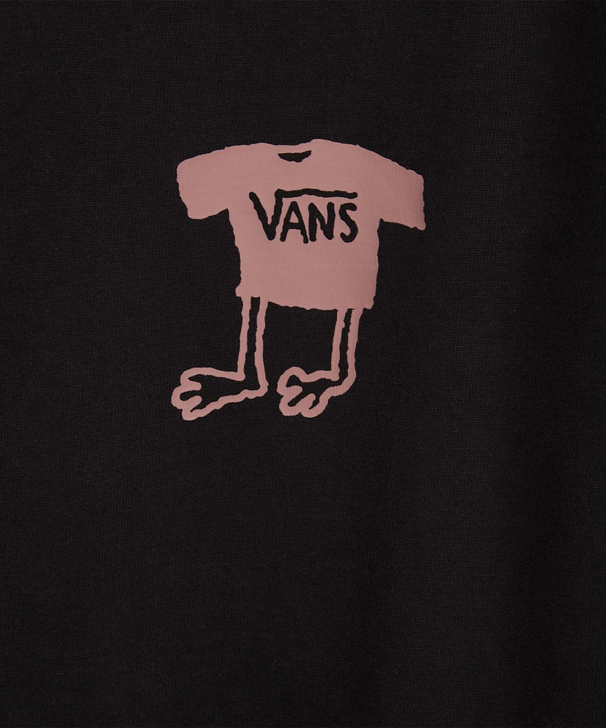 반스(VANS) 슈즈 반소매 티셔츠 - 블랙 / VN000TKGBLK1