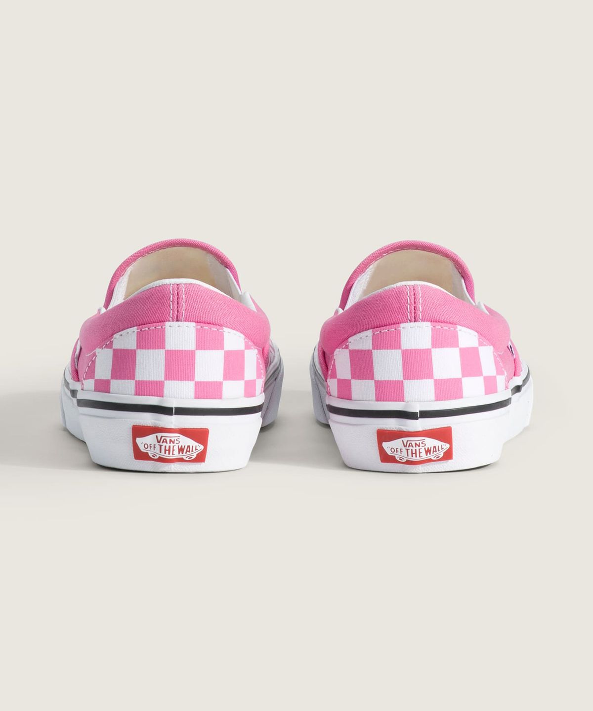 반스(VANS) 클래식 슬립온 - (컬러 띠어리) 체커보드 핑크 피즈 / VN000D6YFRQ1