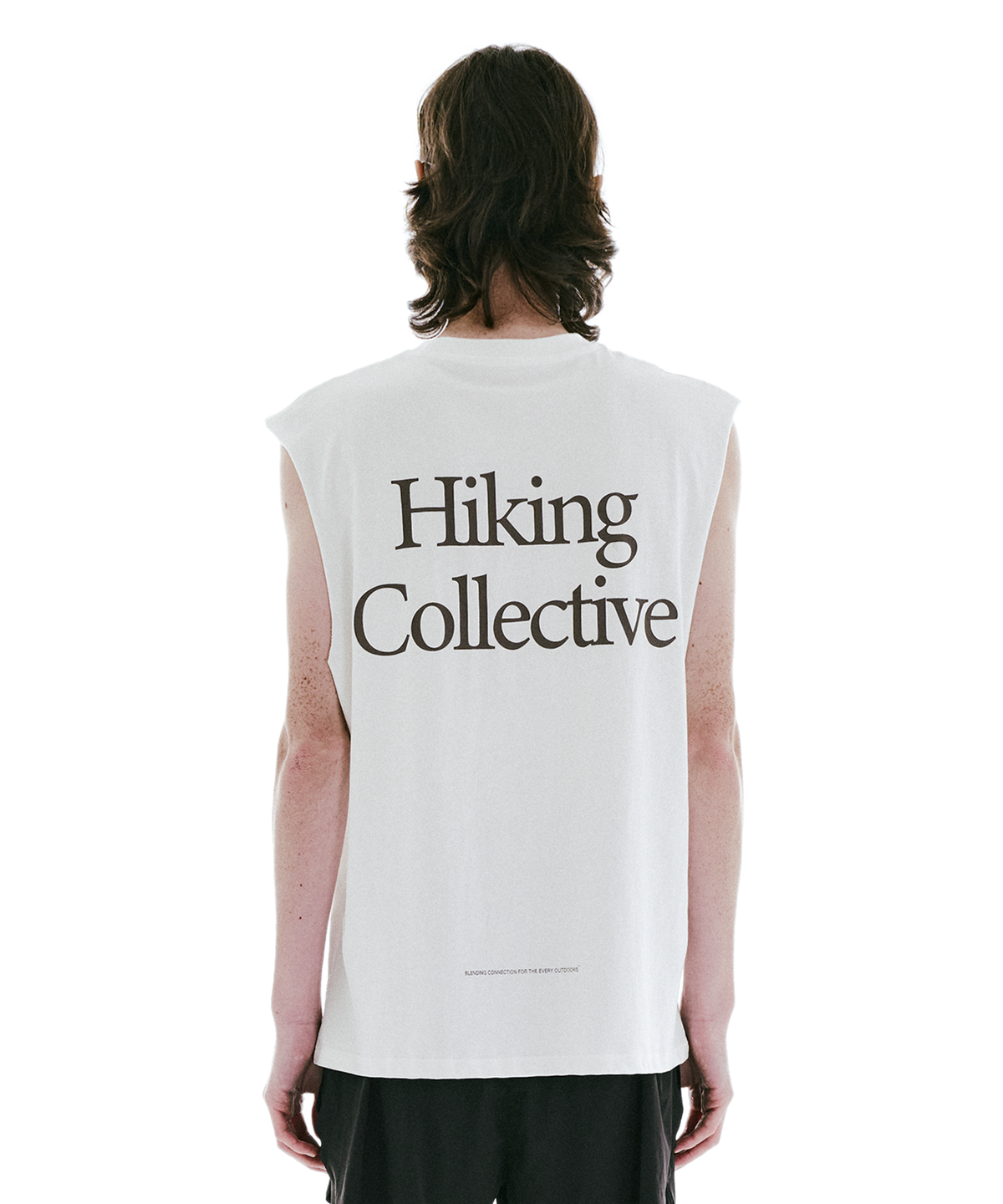 콜드웜(COLDWARM) Raw Cut Sleeveless (Off-White)