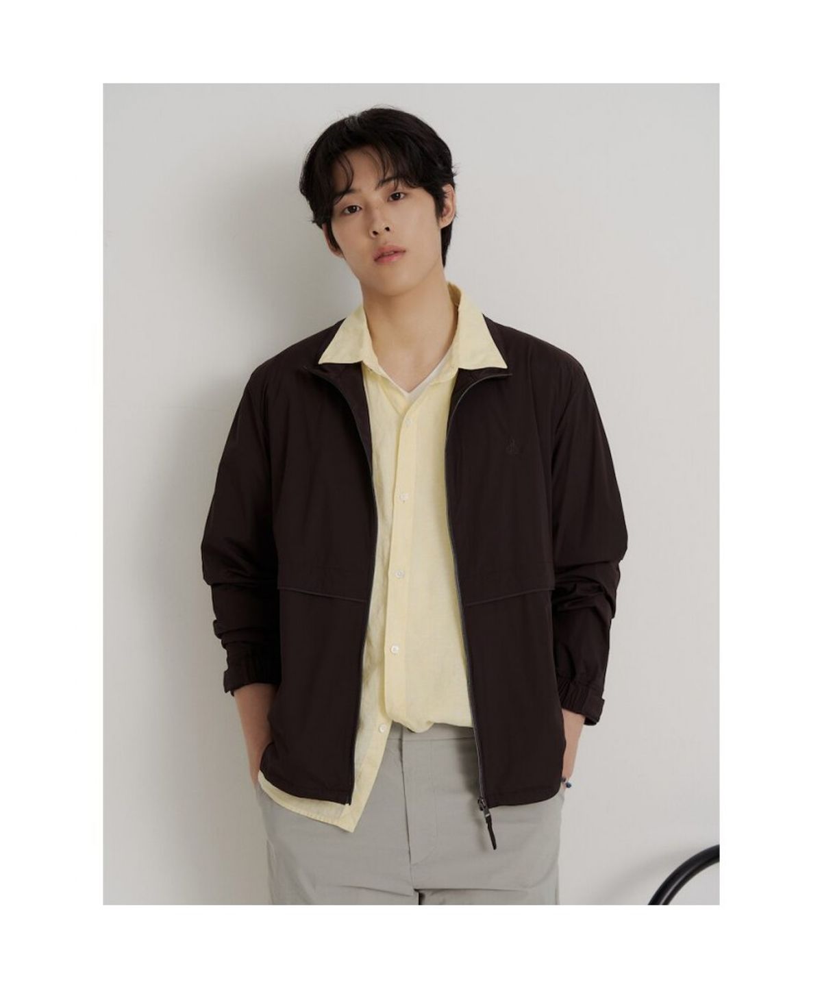 빈폴 멘(BEANPOLE MEN) 클래식 윈드브레이커  브라운