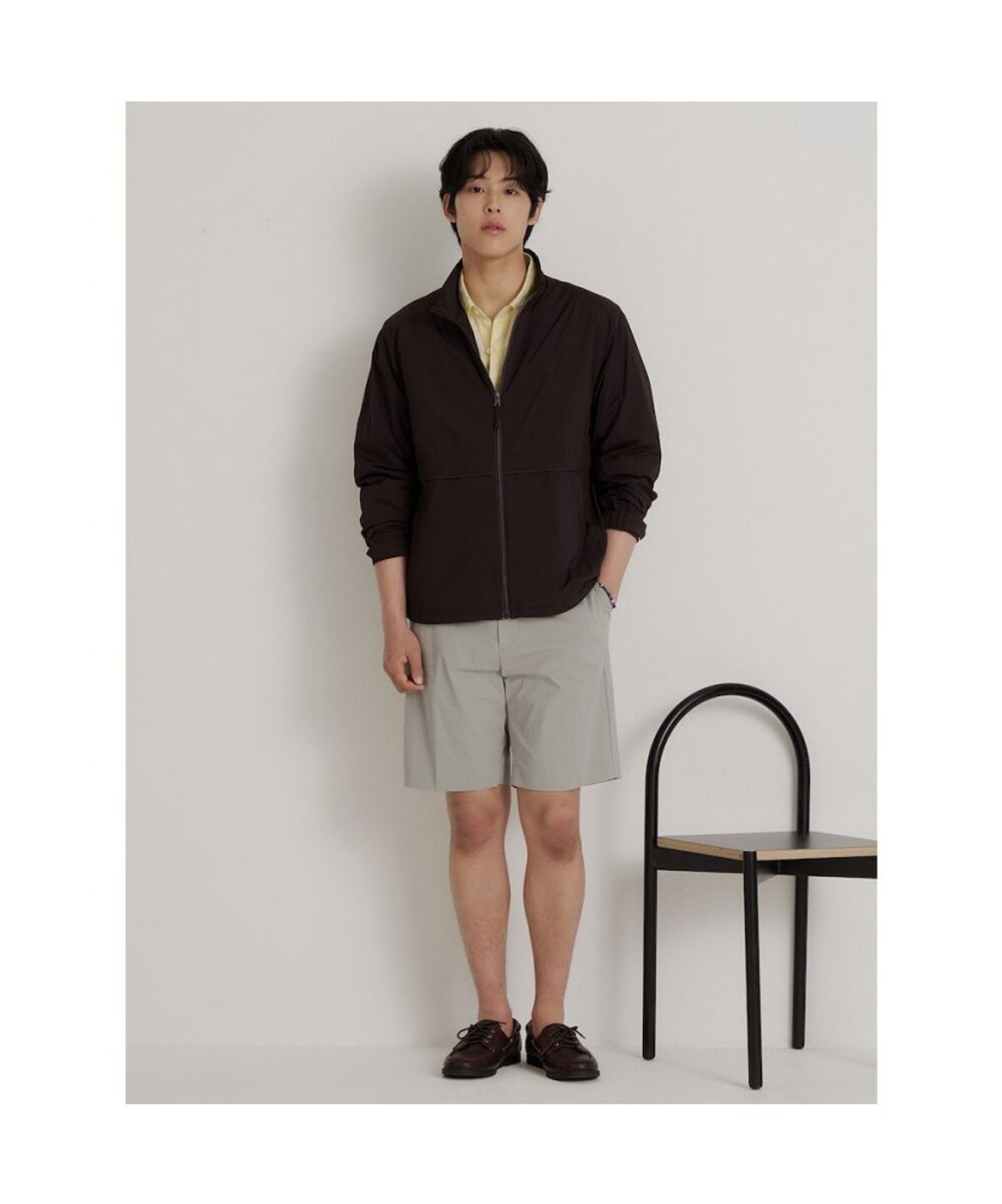빈폴 멘(BEANPOLE MEN) 클래식 윈드브레이커  브라운