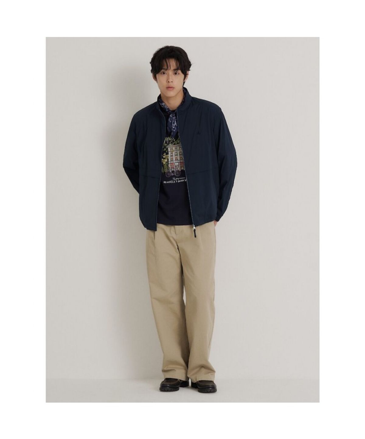 빈폴 멘(BEANPOLE MEN) 클래식 윈드브레이커  네이비